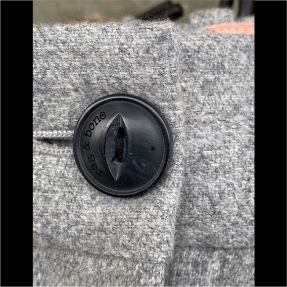 Rag & Bone Textured Wool-Blend Pants size 10 - Picture 2 of 5